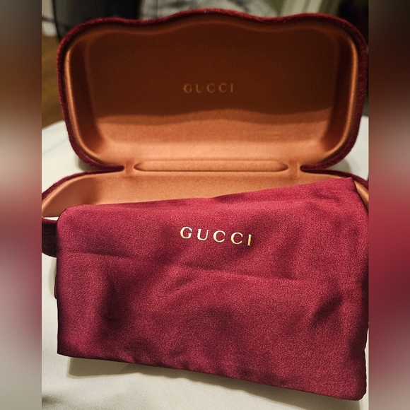 Gucci sunglasses, burgundy color NEW - Picture 7 of 7